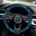 Watercolor Blue Sea Turtle Car Steering Wheel Cover Universal Fit 15 inch, Sweat Absorption Anti-Slip Breathable Neoprene Steering Wheel Protector...
