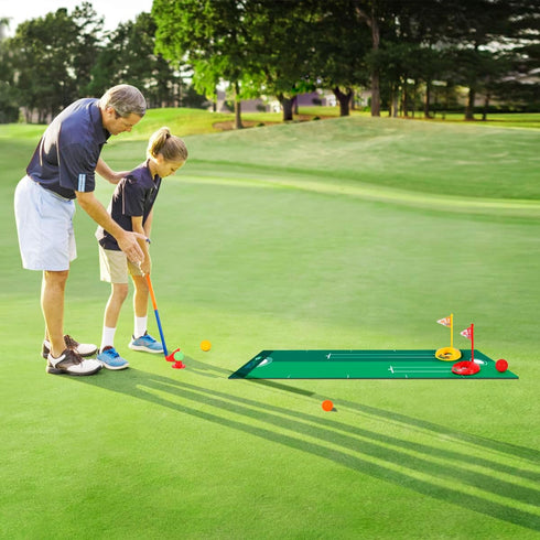 Toddler Golf Set- Chipping Net with 8 Balls, 4 Plastic 23.3" Kids Golf Clubs 3-5 Indoor Ourdoor Sports Toys Birthday for Toddlers Girls Boys 3 4 5...