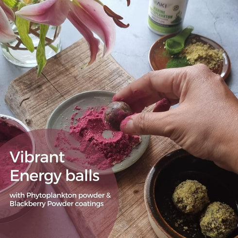 AKI BlackBerry Powder, Ideal in Nutrients, Vitamin C, Sugar-Free, Vegan-Friendly - Ideal for Baking, Flavoring, Smoothie, Yogurt, Popsicles, Sprin...