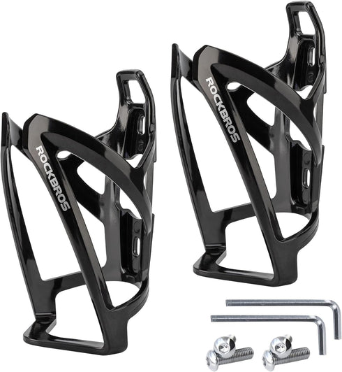 ROCKBROS Bike Water Bottle Holder Ultra-Light Bicycle Bottle Cages with Screws Tool, Universal Bike Cup Holder for Road MTB Mountain Bikes Cycling...