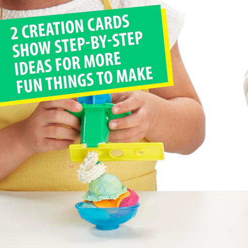 Play-Doh Kitchen Creations Ice Cream Party Play Food Set with 6 Play-Doh Colors, 2-Ounce Cans (Amazon Exclusive)...
