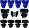 USKICH Sticky Traps Gnat Killer Fruit Fly Traps Non-Toxic and Odorless Fungus Gnat Traps Insect Traps Black Sticky Trap for Indoor and Outdoor Pla...