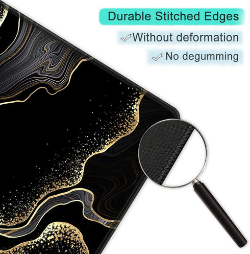 ITNRSIIET Mouse Pad with Non-Slip Rubber Base, Stitched Edge, Premium-Textured, Waterproof Gaming Mouse Pad for Wireless Mouse, Computers, Laptop,...