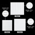 WANDIC 824 Pcs Sided Adhesive Foam Dots, 10 Sheets 3 Sizes Dual-Adhesive Foam dots Round 3D Pop Foam Dots Adhesive Mount for Scrapbooking Office C...