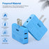 Flat Wall Plug Adapter AC Outlet Extender, 2-Prong Swivel Mini Indoor Wall Tap Plug, Outlet Splitter (Quick & Space Save) Perfect for Home and Tra...