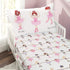 EVERYDAY KIDS Toddler Fitted Sheet and Pillowcase Set -Born to Dance Ballerina- Soft Microfiber, Breathable and Hypoallergenic Toddler Sheet Set...