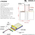EEMB 3.7V Lipo Battery 500mAh 403048 Lithium Polymer ion Battery Rechargeable Lithium ion Polymer Battery with JST Connector Make Sure Device Pola...