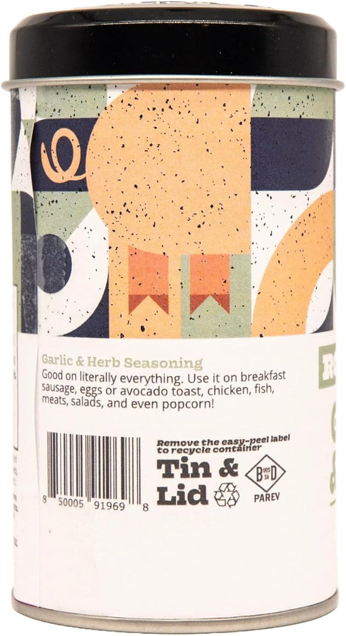Rock the Food | Garlic & Herb Seasoning Rub Shaker | Shake & Serve!...