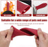 2 Pack Silicone Pan Handle Sleeve, Heat Resistant Cast Iron Skillet Handle Covers for Pots and Pans, Assist Handle Holder Grip for Kitchen Frying ...