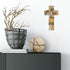 Jetec Cross Wall Decor Christian Wooden Cross Religious Faith Biblical Verse Wall or Table Sign for Home Easter Christmas Farmhouse Home Hanging D...