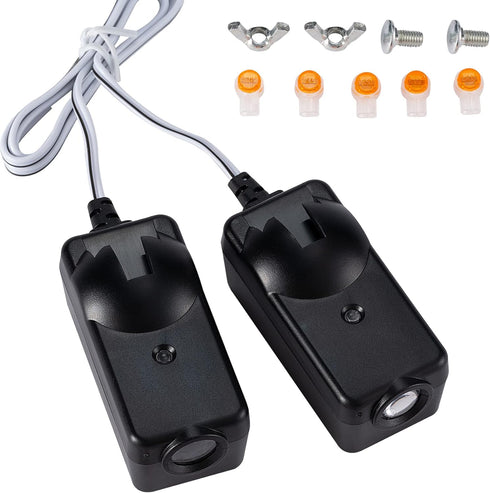 41A5034 Garage Safety Sensor Kit Compatible with Liftmaster Sears Chamberlain Craftsman, Garage Door Openers Parts Replacement(1997-current), 2 Ga...