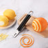 Channel Knife, 2-in-1 Lemon Twist Peeler Stainless Steel Lemon Peeler Zester Bar Tool Cocktail Garnish Citrus Lemon Rind Zester Tool for Kitchen B...
