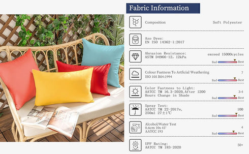 Outdoor Waterproof Throw Pillow Covers 16X16 Set of 2 Decorative Purple Patio Furniture Cushion Cases Outside Decor for Couch Garden Bench Porch...