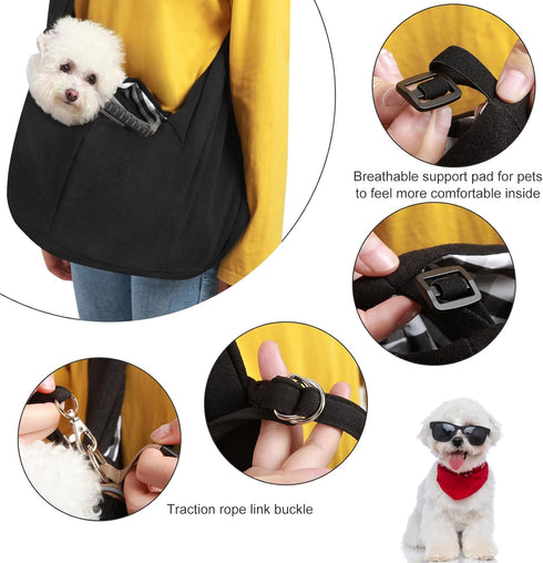 Dog Carriers for Small Dogs Breathable Travel Safe Sling Bag Carrier for Dogs Cats...