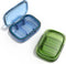 2 Pack 3 Compartment Small Pill Box, Moisture Proof Pill Case, Travel Pill Organizer for Pocket Purse, Daily Portable Medicine Vitamin Box, Fish O...
