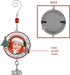 Grandchildren Photo Christmas Ornament - Dated 2025 Charm - Red White and Green Enameled and Jeweled Accents - Grandkids Picture Xmas Ornaments fo...