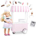 Lori – Mini Doll & Ice Cream Cart – Clothes & Ice Cream Accessories for 6-inch Dolls – Ice Cream Scoops, Cones, Soft Serve, Popsicles – Toys for K...
