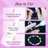 2 Pcs Clay Beads Bracelets Professional Elastic String Kont Fixing Drip, Keep Stretch String Braclet Stay Tied for Flat Round Polymer Heishi Beads...