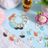 SUNNYCLUE 1 Box 30Pcs 5 Colors Cute Stitch Marker Knitting Crochet Markers Enamel Whale Planner Charms Removable Leverback Locking Knit Markers fo...