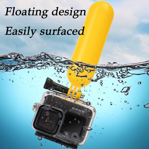 60M Waterproof Case for GoPro Hero 12 11 10 9 Black, Protective Underwater Dive Housing Shell + Holding Selfie Stick Floating Stick for Go Pro Her...