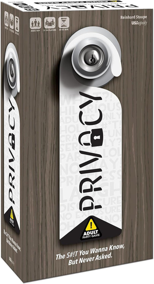 Privacy - Adult Party Game | 18+ Board Game | Fun Drinking Game to play with Friends | Reveal your friends secrets with the hilarious Privacy Card...