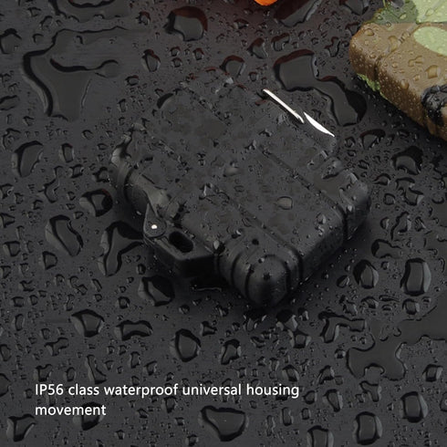 Waterproof Lighter Case Set for 2Pcs Black Plastic for Pcs Jar Jar for Holder for Organizer for for Holder Water Resistant Fire Starters......