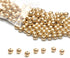 300pcs 10mm Gold Wood Beads Round Ball Wooden Loose Beads for Necklace Bracelet Home Decor (3mm Hole)...