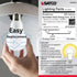 Satco S39836; LED Lamps; 9.8 Watt; A19 LED; Omni-Directional; 3000K; Medium Base; 220 deg. Beam Angle; 120 Volt (6 LED Light Bulbs)...