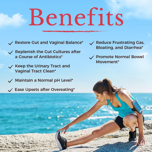 VITALITOWN Women’s Probiotics | 200 Billion CFUs 30 Strains | 60 ct | Shelf Stable, Acid Resistant | Replenish Good Bacteria, Intensive Digestive ...