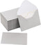 100 Pack 4 x 2.75" Mini Envelopes Metallic Silver 120GSM Gift Card Envelopes Bulk Small Paper Gift Card Sleeves Greeting Card Business Card Tiny E...