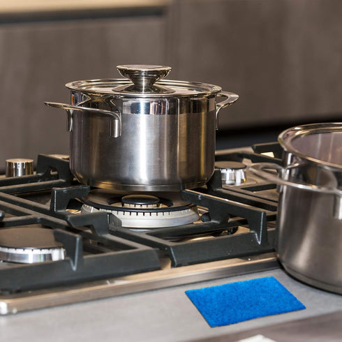 Jetec Scrub Pads Scouring Pads Sponge Dish Scrubber Scouring Pads Cleaning Non Scratch Pads for Kitchen Scrubbers Dishes Cleaning (Blue, 100 Piece...