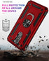 Military Grade Drop Impact for LG Aristo 4 Plus Case,LG Aristo 4+/Aristo4/K30 2019/Prime 2/Escape Plus Case Metal Rotating Ring Kickstand Holder M...