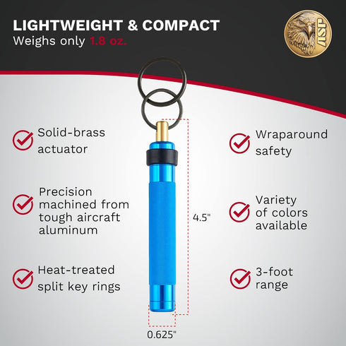 ASP Metro Defender Pepper Spray, Self-Defense for Women and Men, Quick-Release Personal Defense Equipment, Personal Protection Device, Safety Runn...