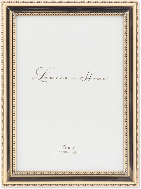 Lawrence Frames Classic Bead Frame, 5x7, Gold...