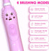 Kids Sonic Electric Toothbrush, Rechargeable Smart Toothbrush for Children, Toothbrush for Toddlers Boys Girls Age 3-12 with 30s Reminder, 2 Mins ...