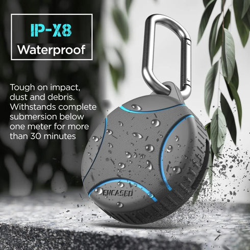 ENCASED 4 Pack Waterproof Airtag Keychain Holder (IPX8) Case for Apple Air Tag Holder Military-Grade Drop/Shockproof, Protective Screw-down Cover ...