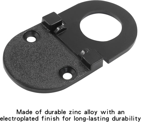 2 Pack Recessed Pull Ring Handles Black Hidden Recessed Type Drawer Mount Handle Deck Cabinet Flush Ring Sliding Door Pull Handle Recessed Furnitu...