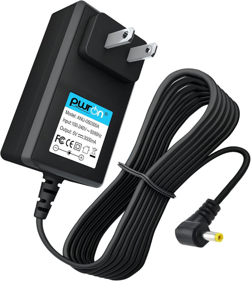 PwrON 5V AC DC Adapter Replacement for Sony AC-E0530 SRS-XB30 SRS-XB41 RDP-M5iP RDP-M7iP SRS-A1 SRS-A212 SRS-A3 SRS-M50 SRS-M55 SRS-TD60 Bluetooth...