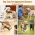 Aggressive Chew Toys Large: Indestructible Tough Dog Toy for Large Dogs, Milk Flavor - Dog Chew Toy for Medium, Large Aggressive Chewers...