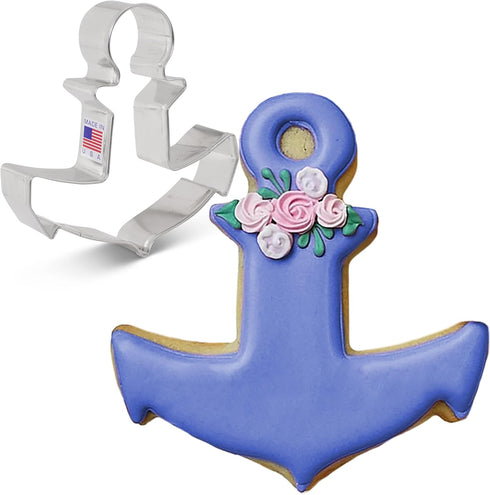 Anchor Cookie Cutter, 4.25" Made in USA by Ann Clark...