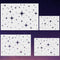 4 Pack Star Stencil 4 Sizes Star Shaped Painting Template Reusable Plastic Twinkle Starburst Painting Stencils for Wall Wood Canvas Fabric, Use fo...