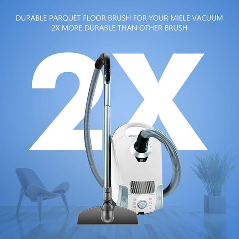 KEEPOW Vacuum Attachments Brush Compatible with Miele Vacuum Cleaner, Parquet Twister SBB 300-3...