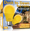 Dusk to Dawn Bug Light Bulb Outdoor,2 Pack Amber Bug Light Bulb,Auto On/Off,10W(100W Equivalent),E26 Base,Bug Lights for Outside.Home Hallway Porc...