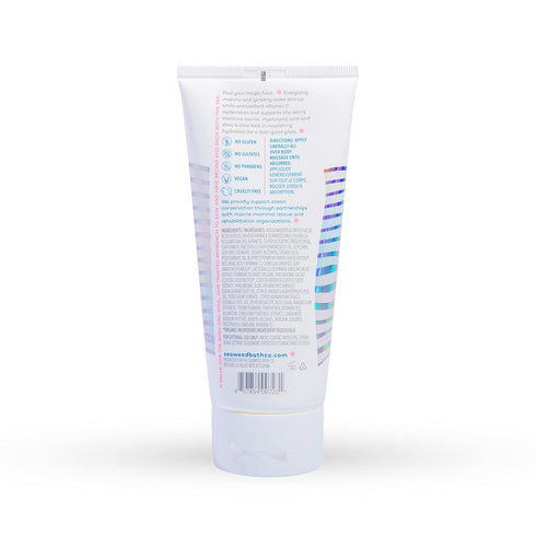 Seaweed Bath Co. Energize Body Cream, Grapefruit Orange Scent, 6 Ounce, Invigorating Hand & Body Lotion Moisturizer for Dry Skin, with Sustainably...