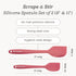 Starpack 'Scrape & Stir' Silicone Spatula Set (2 Pcs) - Heat Resistant Spatulas Set 600°F - Food Grade Kitchen Spatulas - LFGB Grade Nonstick Baki...