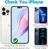 CloudValley Camera Lens Protector for iPhone 14 Pro (6.1 inch) & iPhone 14 Pro Max (6.7 inch), 9H Tempered Glass Metal Ring Camera Cover Film [Cas...