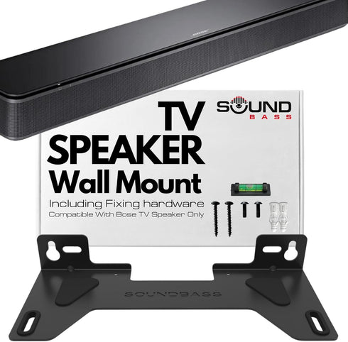 TV Speaker Wall Mount Bracket | Compatible with Bose TV Speaker Soundbar Only | Complete with Full Mounting Hardware Kit | Only Suitable for Bose ...