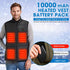 Heated Vest Battery Pack, 5V 2A 10000 mAh Power Bank for Heated Vest Heated Jacket, Dual USB Heated Vest Battery Charger, Battery Phone Charger fo...