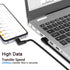 GELRHONR Right Left Angle USB Type C Cable, 90 Degree 18W Fast Charging USB A to USB C Cable (Black-Right-1M)...
