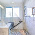 Shower Squeegee with Long Handle and Adhesive Hook. for Glass Doors, Tile Walls, Mirrors and Windows. Telescoping Squeegee for Cleaning. Bathroom ...